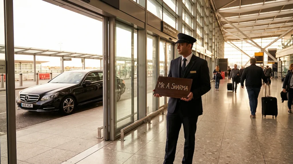 Book executive chauffeur hire London services for airport transfers, corporate travel, VIP events, and special occasions. Travel in luxury with professional chauffeurs.