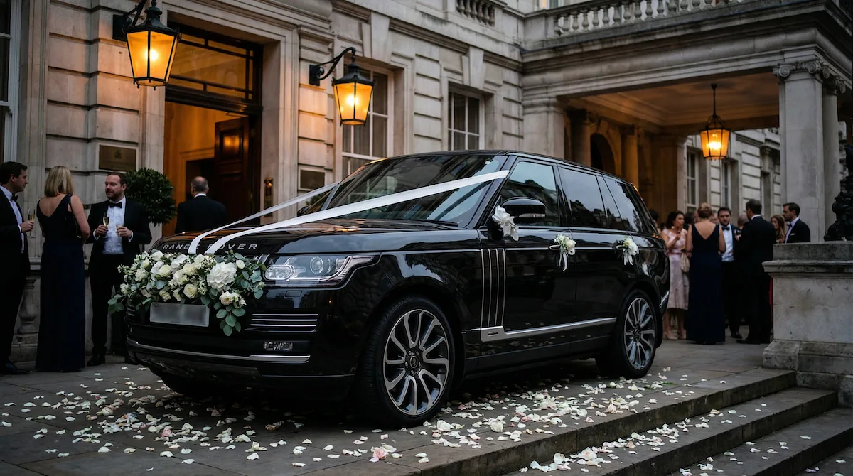 VIP Wedding Transportation London including chauffeur services by vintarides