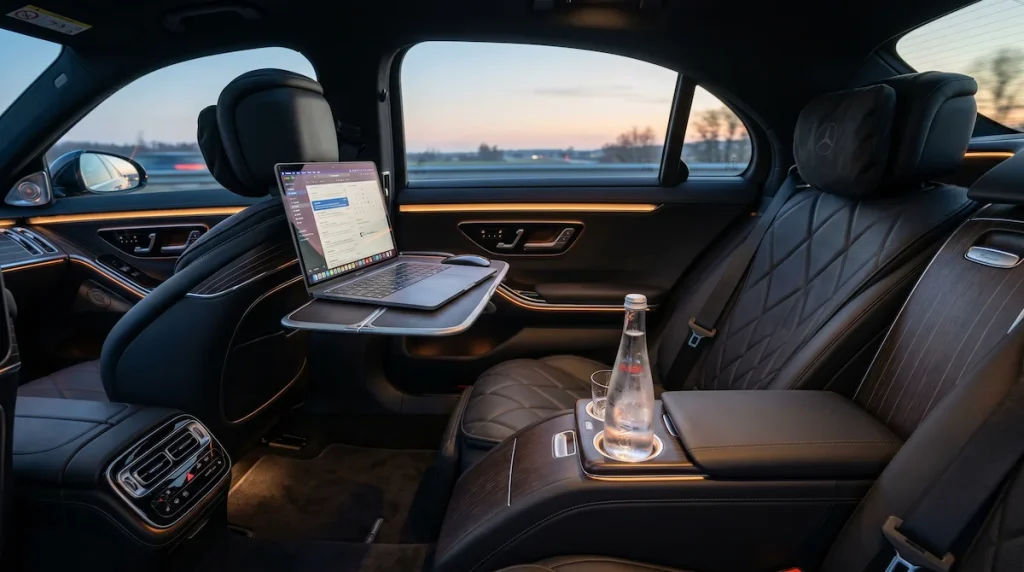 Professional chauffeur service offering a better alternative over Uber for airport runs in London