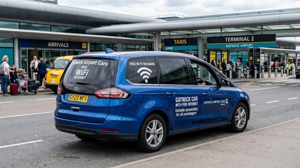 Gatwick Car With WiFi Internent