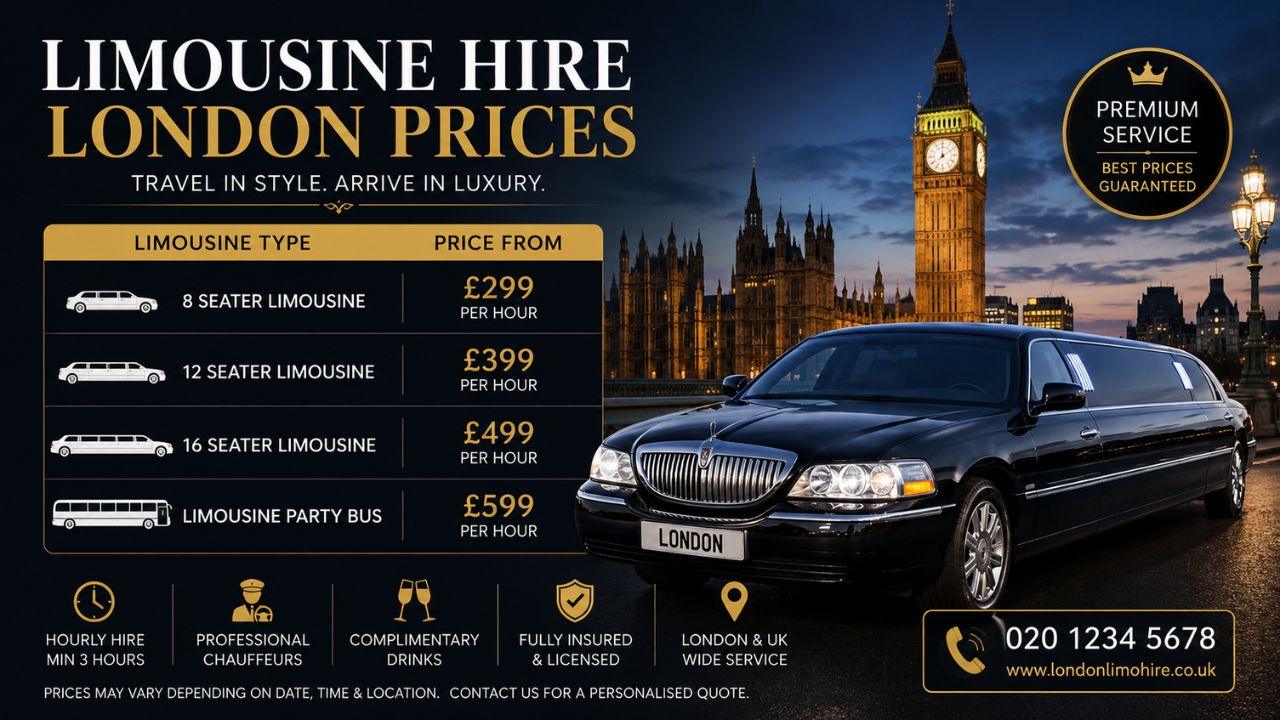 limousine Hire London Prices